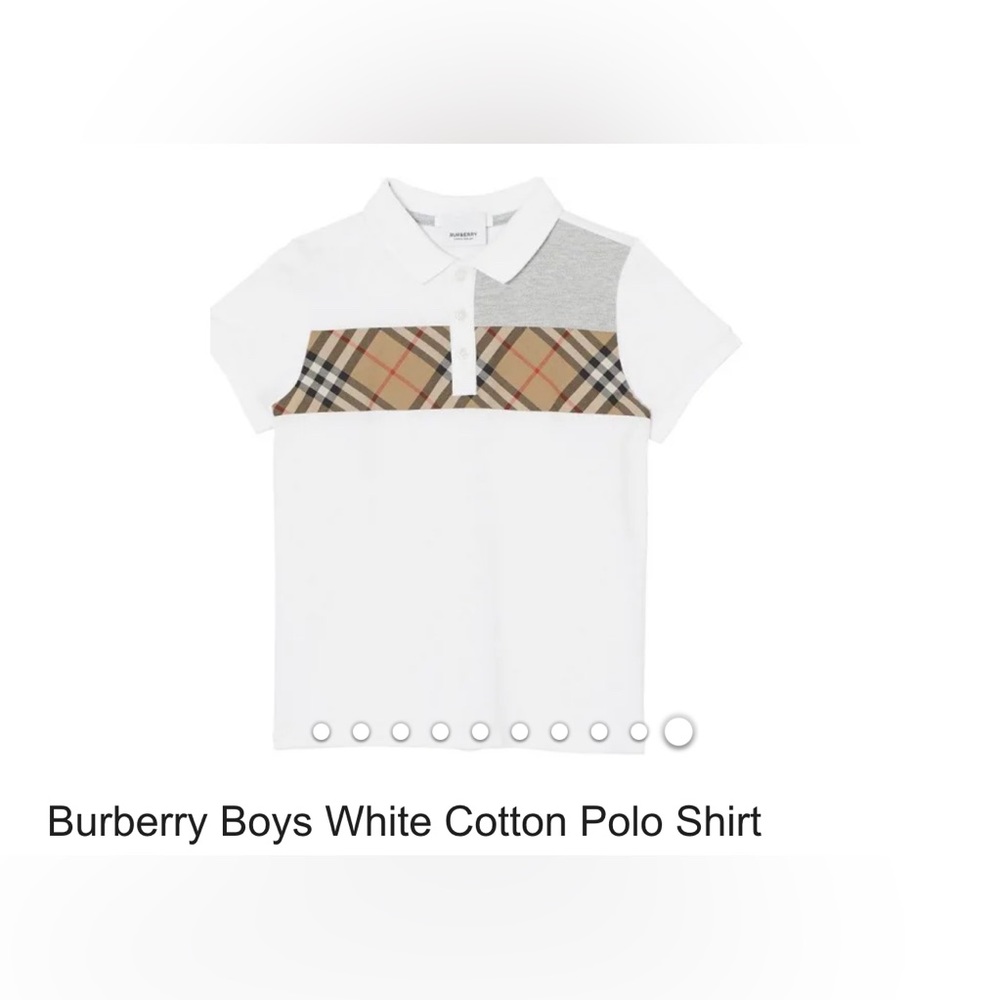Used Burberry Polo Shirt